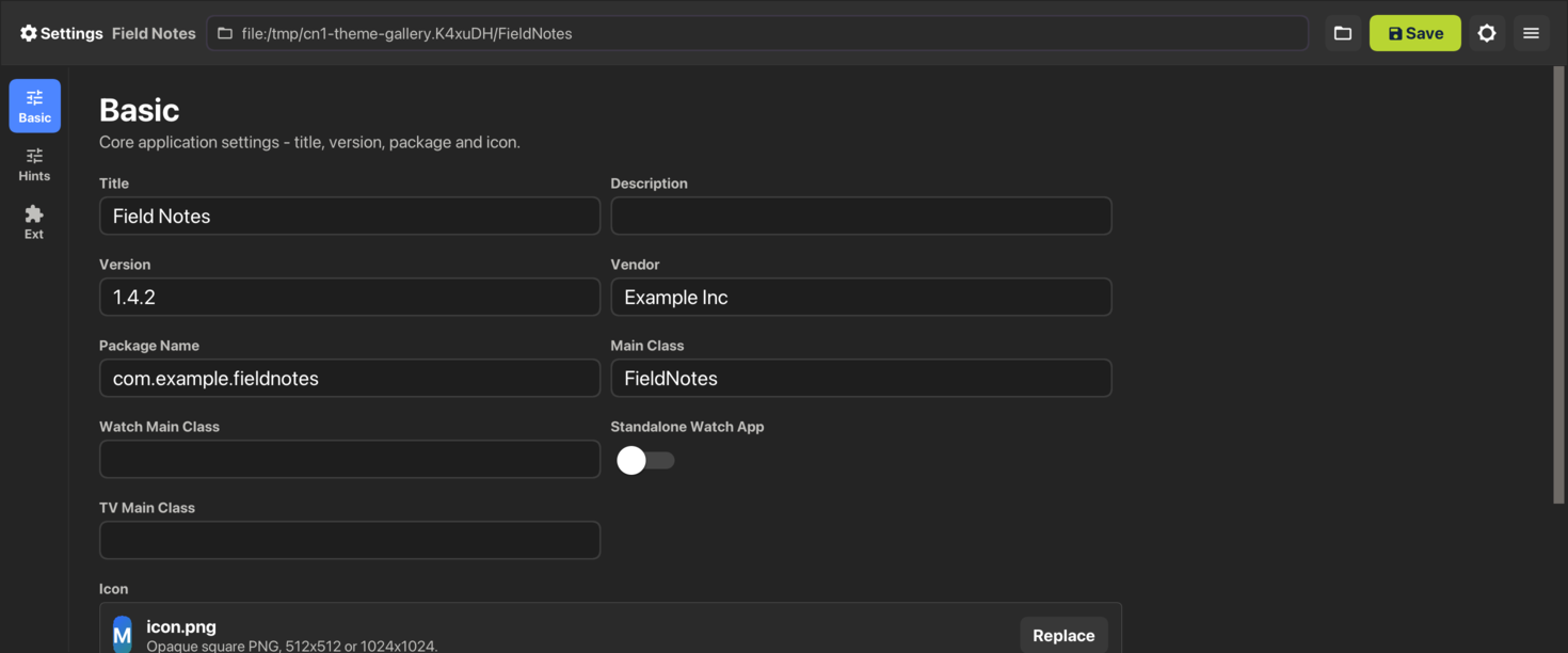 Settings under Adwaita in dark mode